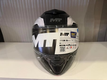 KASK MT ATOM 2 HİGHLANDS A7 MAVİ/BEYAZ/SİYAH
