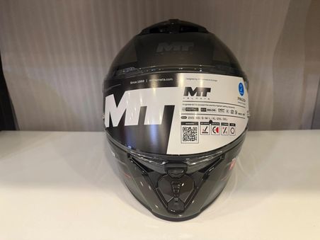KASK MT THUNDER 4R SV LUMİNENCE D1 PARLAK GRİ
