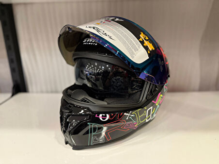 KASK SWAY SW 867 PERİ Colorful Full Face