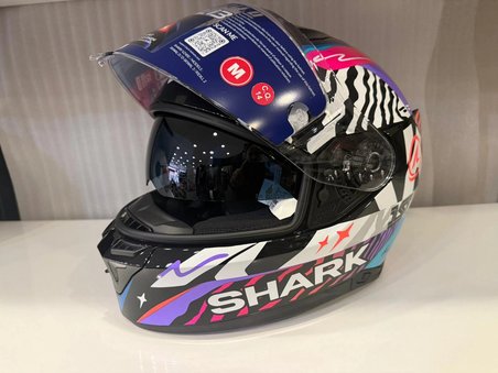 Kask Shark Skwal İ3 SPEED-FANCY Black White Blue