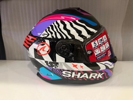 Kask Shark Skwal İ3 SPEED-FANCY Black White Blue