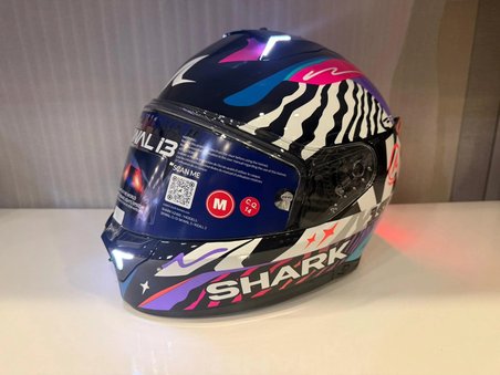 Kask Shark Skwal İ3 SPEED-FANCY Black White Blue