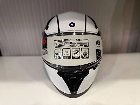 KASK SHIRO KATANA SV S POWER MAVİ/LACİVERT/BEYAZ