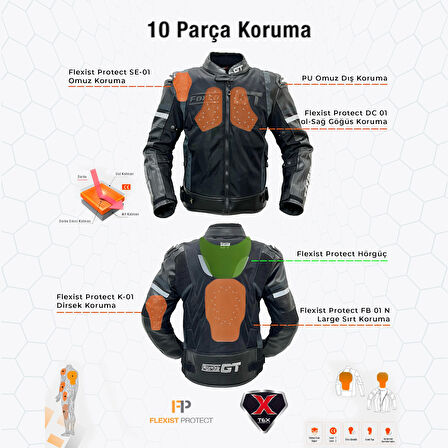 CEKET FORTE GT 2003001 TITAN Antresit/Black (HÖRGÜÇLÜ)