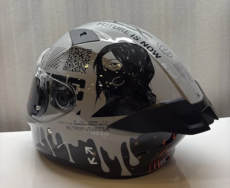 axxis kask ff132 fenix cyberpunk c4 parlak