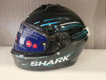 Kask Shark Skwal İ3 Lıght-Blur Siyah/Mavi/Yeşil