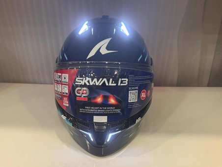 Kask Shark Skwal İ3 Lıght-Blur Siyah/Mavi/Yeşil