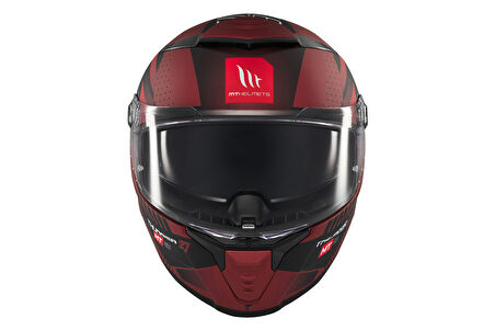 KASK MT THUNDER 4 SV LUMİNENCE D5 MAT KIRMIZI