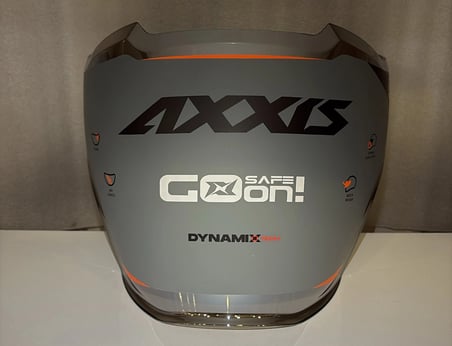 Kask Camı Axxis V-38 SİLVER ( GÜMÜŞ BLAZER 2026)
