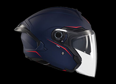 KASK MT COSMO SV ÇENESİZ GÖZLÜKLÜ MAT MAVİ