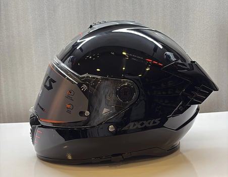 AXXIS KASK HAWK EVO SV SOLID A1 PARLAK SİYAH