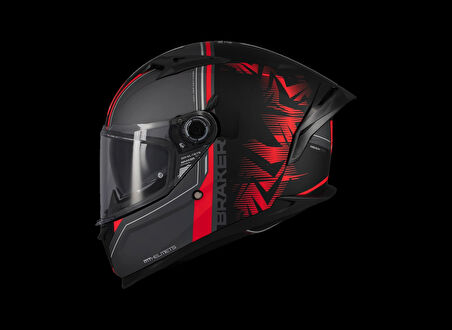 KASK MT BRAKER SV CHARM B5 MAT KIRMIZI