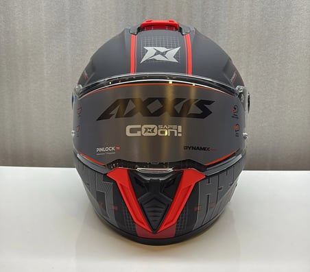 AXXIS KASK HAWK EVO SV TYPE STUDIO B5 MAT KIRMIZI/SİYAH