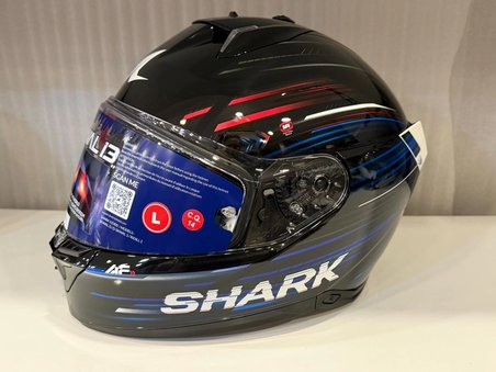 Kask Shark Skwal İ3 Lıght-Blur Siyah/Kırmızı/Mavi