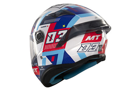 KASK MT HELMETS TARGO S D7 MAVİ SERGİO GARCIA