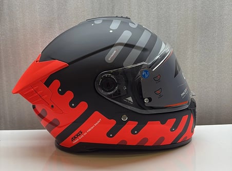 AXXIS KASK HAWK EVO SV FRESHPAINT B5 MAT KIRMIZI