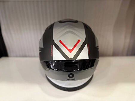 KASK SHIRO KATANA SV ORBE MAT GRİ/SİYAH