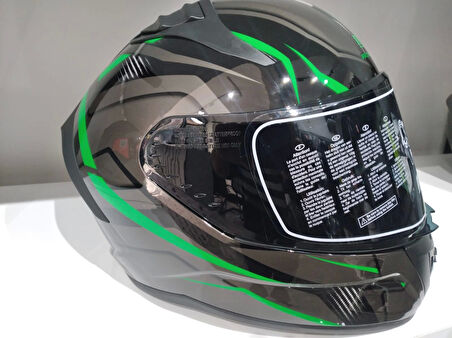 KASK MTS PRO 801 LEAD GÜNEŞ GÖZLÜKLÜ GREEN