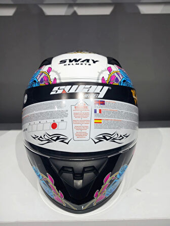 KASK ÇOCUK SWAY 815K GLOSS GIRL FULL FACE