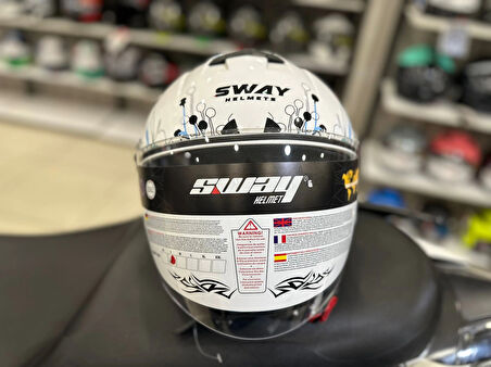 SWAY Sw-715 İris Çenesiz Whıte /Blue