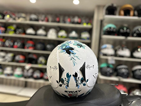 SWAY Sw-715 İris Çenesiz Whıte /Blue