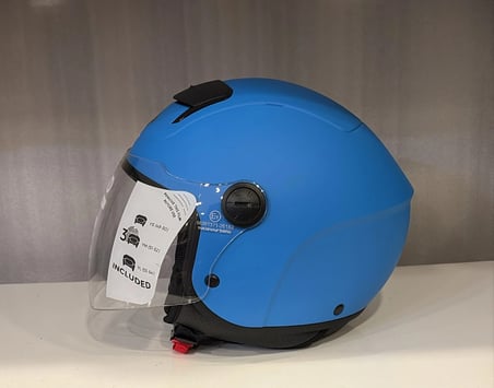 KASK TUCANO URBANO EL KID YARIM ÇOCUK KASKI AÇIK MAVİ