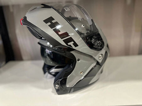 KASK HJC C91N KASK NEPOS MC5 PARLAK GRİ/SİYAH