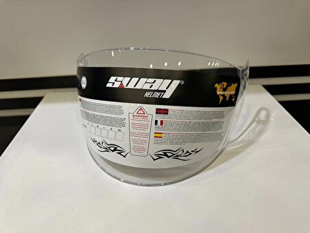 Kask Camı Sway SW-715 Şeffaf