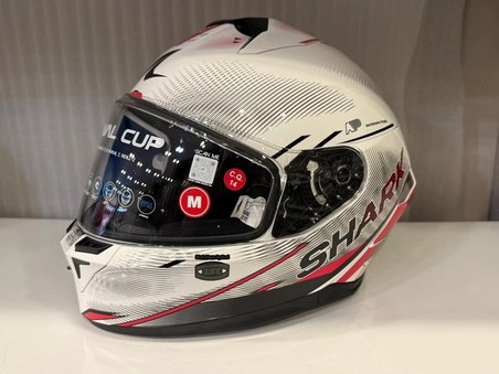 Kask Shark Skwal Cup Speed-Tech BEYAZ/KIRMIZI