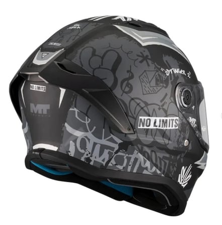 KASK MT (KIDS)ÇOCUK STINGER TAGGER B2 MAT GRİ/SİYAH
