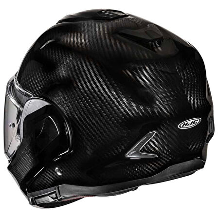 KASK HJC F100 CARBON SİYAH180 DERECE ÇENE AÇILIR