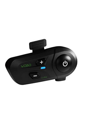 WOBO L-1 PRO Tek Kişilik Motosiklet Kask Bluetooth Intercom Kulaklık Seti