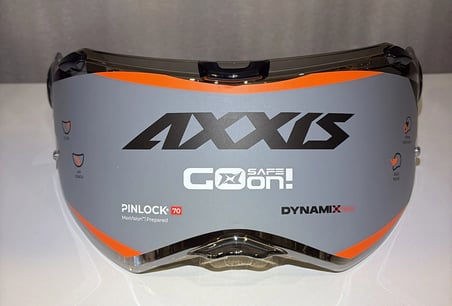 Kask Camı Axxis V-36 SİLVER MİRROR ( GÜMÜŞ GHOSTFİGHTER 2026)