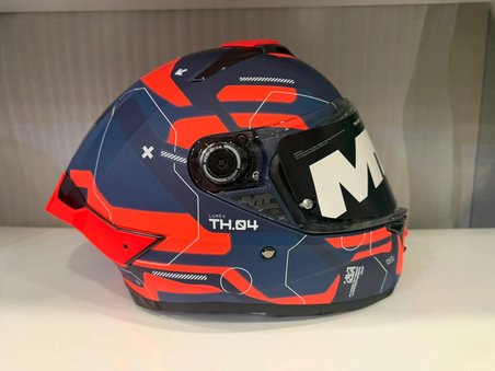 KASK MT THUNDER 4R SV LUMEX C24 MAT TURUNCU