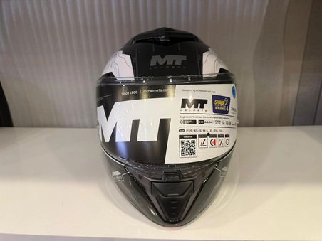 KASK MT ATOM 2 HİGHLANDS A7 MAVİ/BEYAZ/SİYAH