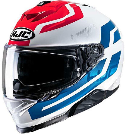 KASK HJC i71 ENTA MC21 KIRMIZI/BEYAZ/MAVİ