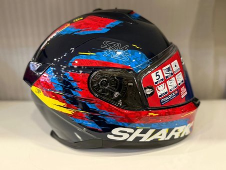 Kask Shark D-SKWAL 3 SPEED-VIB Blue Red Blue