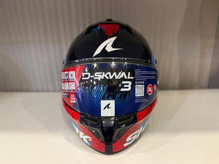 Kask Shark D-SKWAL 3 SPEED-VIB Blue Red Blue