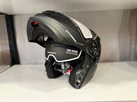 KASK SHIRO DİSCOVER ROYAL SV MAT YEŞİL/SİYAH