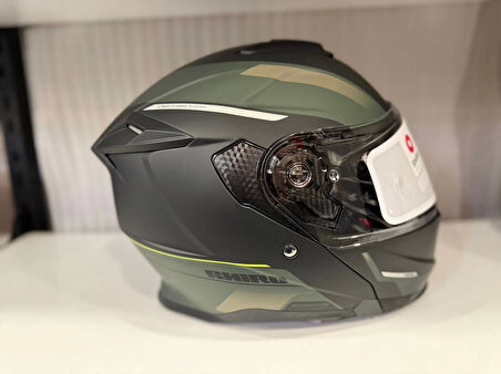 KASK SHIRO DİSCOVER ROYAL SV MAT YEŞİL/SİYAH