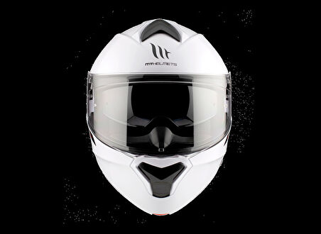 KASK MT GENESİS SV A2 ÇENE AÇILIR PARLAK BEYAZ