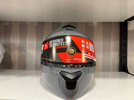 KASK MT GENESİS SV A12 ÇENE AÇILIR NARDO GRİ