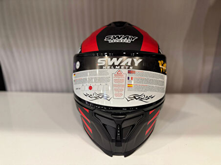 KASK SWAY SW 867 BLADE Black/Red Full Face