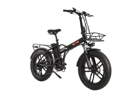 ALBA FOLD F PREMİUM (1000 HUB) 48V 15Ah SİYAH ZIRHLI LASTİK