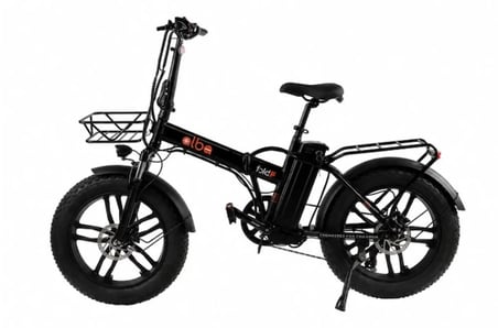 ALBA FOLD F PREMİUM (1000 HUB) 48V 15Ah SİYAH ZIRHLI LASTİK