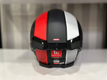 KASK MT THUNDER 4 SV TEARS B5 MAT SİYAH/KIRMIZI