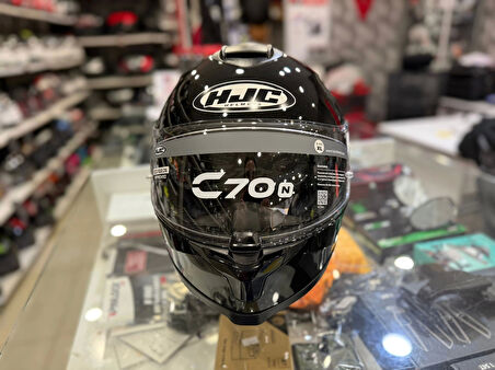 KASK HJC C70N PARLAK SİYAH