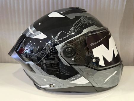 KASK MT ATOM 2 HİGHLANDS C2 PARLAK GRİ