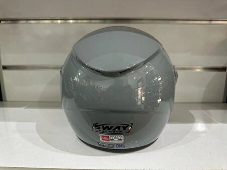 Kask Sw-733 Yarım Aynalı Camlı Nardo Gri