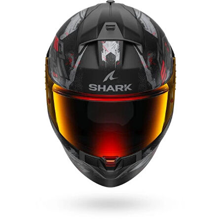 Kask Shark Rıdıll 2 Molokai Mat Siyah/Kırmızı